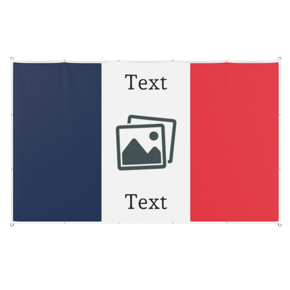 France Custom Printed Football Flag