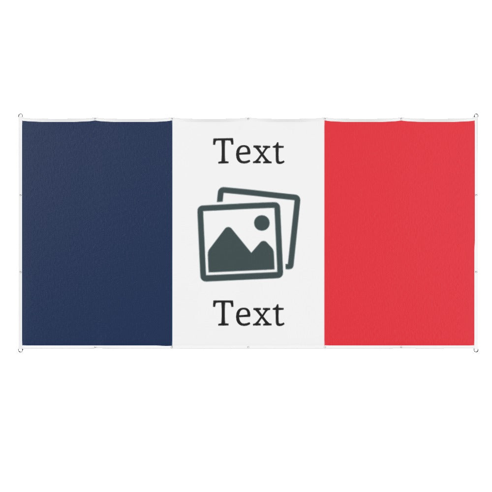 France Custom Printed Football Flag