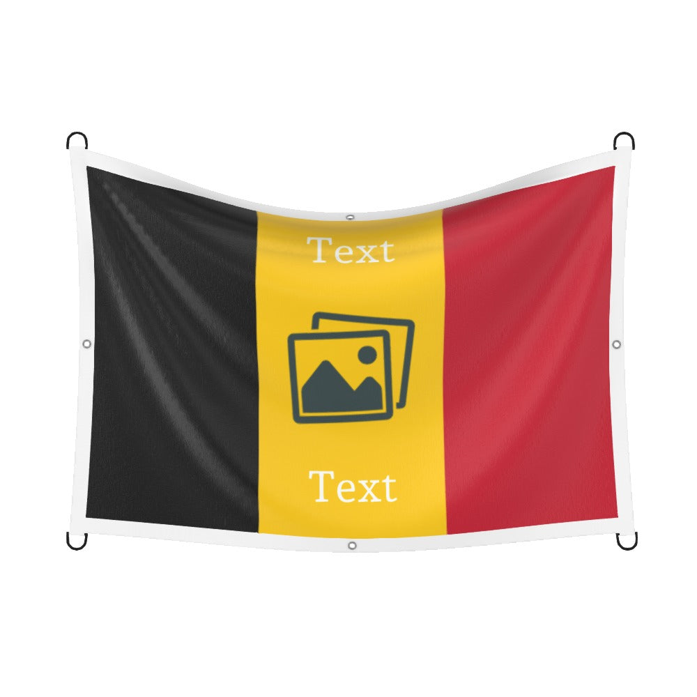 Belgium Custom Printed Football Flag