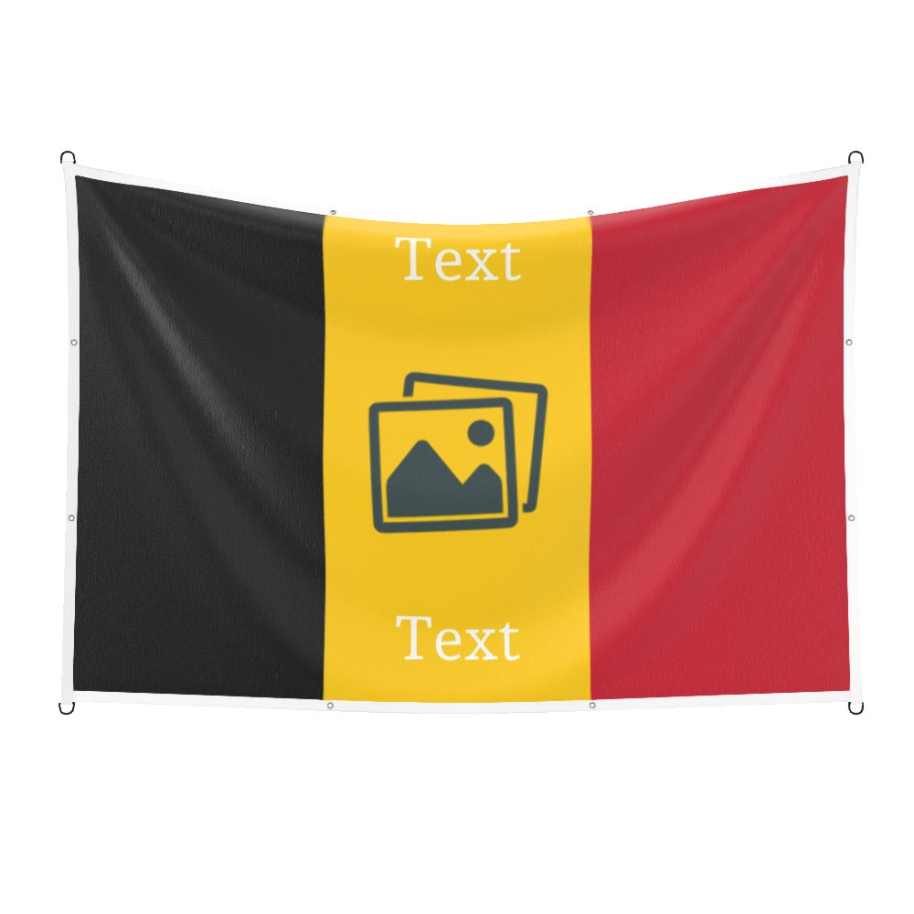 Belgium Custom Printed Football Flag