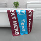 Personalised West Ham Beach Towel