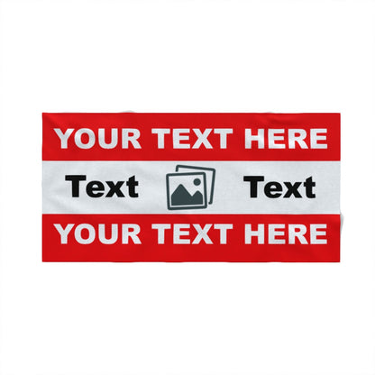 Personalised Arsenal Beach Towel