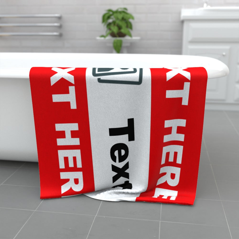 Personalised Arsenal Beach Towel