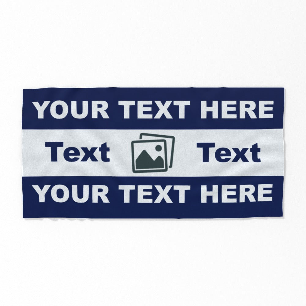 Personalised Tottenham Beach Towel