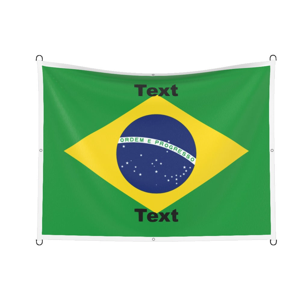 Brazil Custom Printed Football Flag