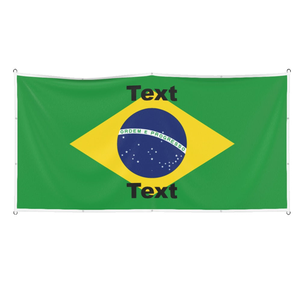 Brazil Custom Printed Football Flag