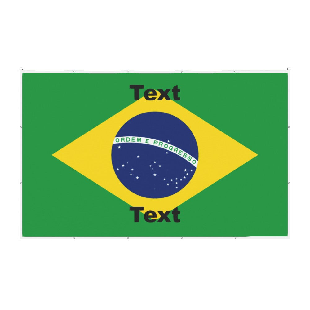 Brazil Custom Printed Football Flag