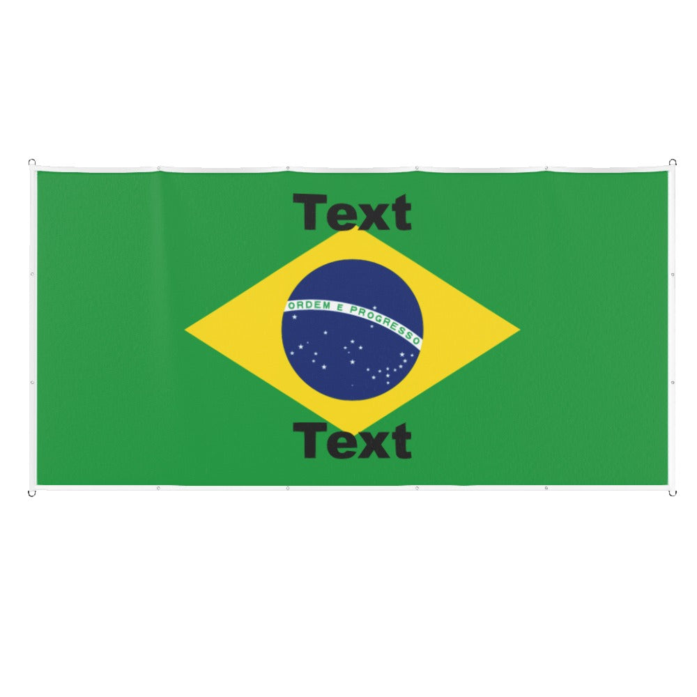 Brazil Custom Printed Football Flag