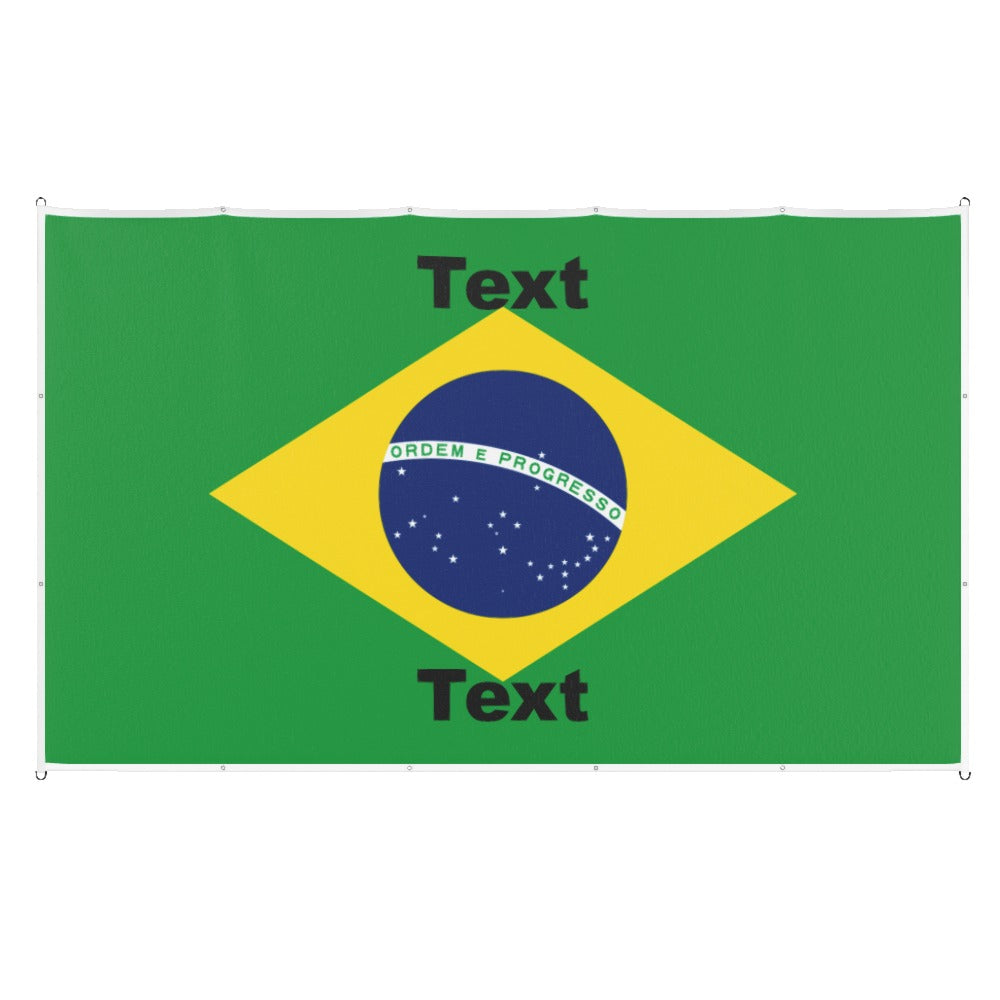 Brazil Custom Printed Football Flag