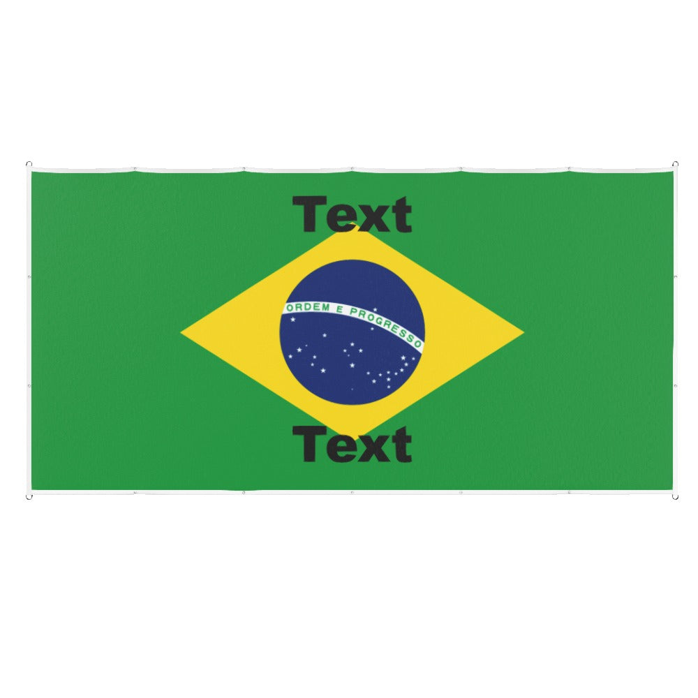 Brazil Custom Printed Football Flag