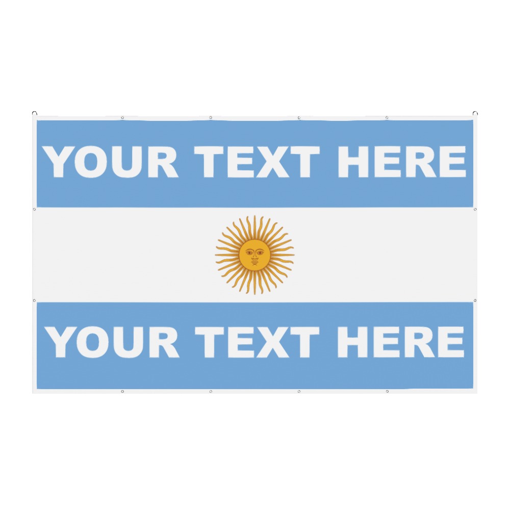 Argentina Custom Printed Football Flag