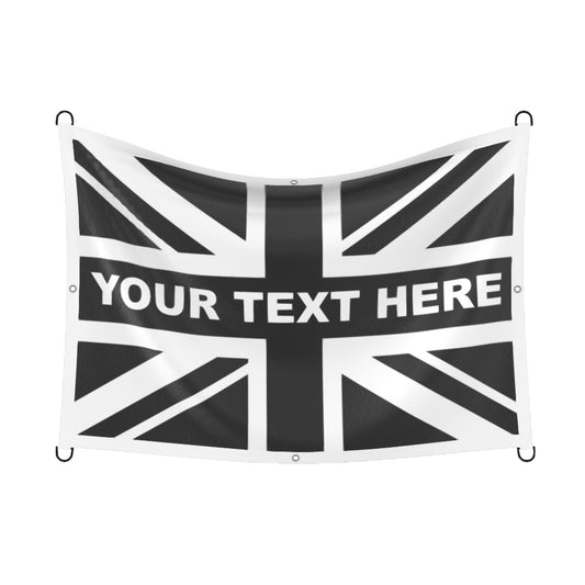 Newcastle Union Jack Custom Printed Football Flag