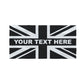 Personalised Newcastle Union Jack Beach Towel