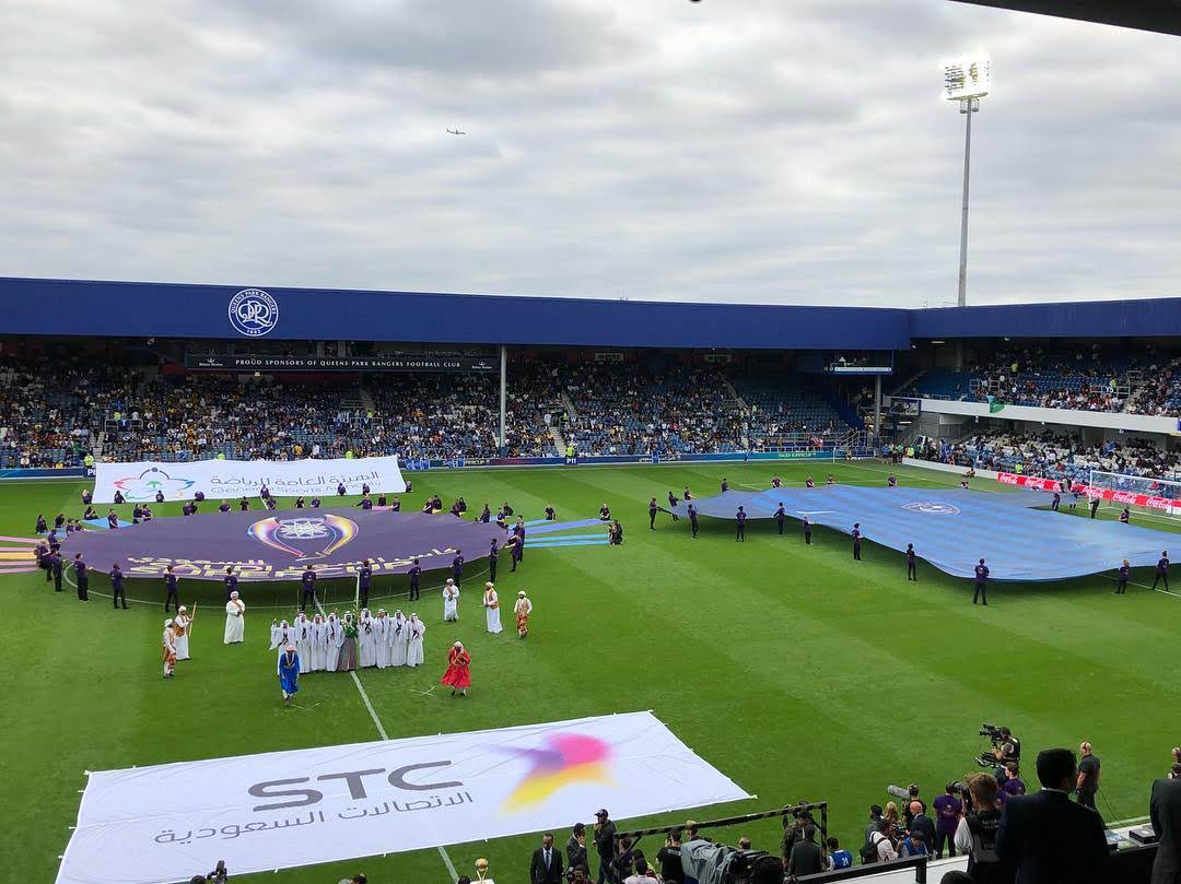 Giant Football Pitch Flag Flags FC