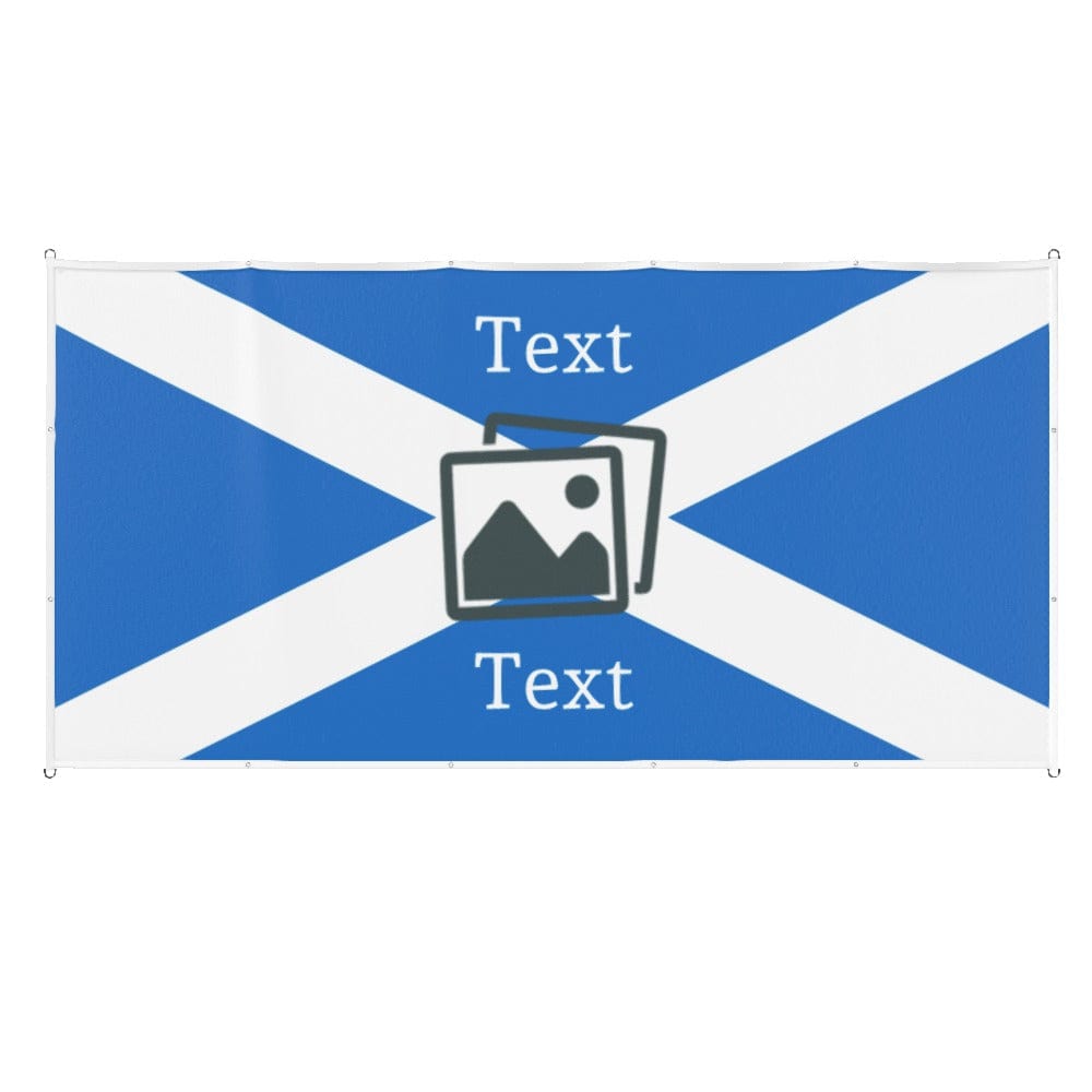 Scotland Custom Printed Football Flag 10x5ft