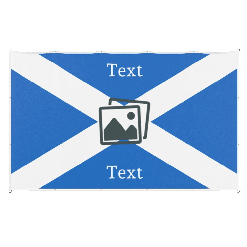 Scotland Custom Printed Football Flag 10x6ft
