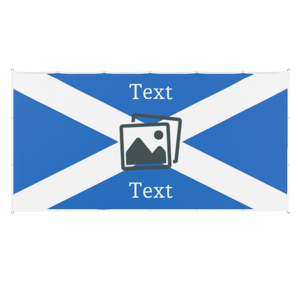 Scotland Custom Printed Football Flag 12x6ft