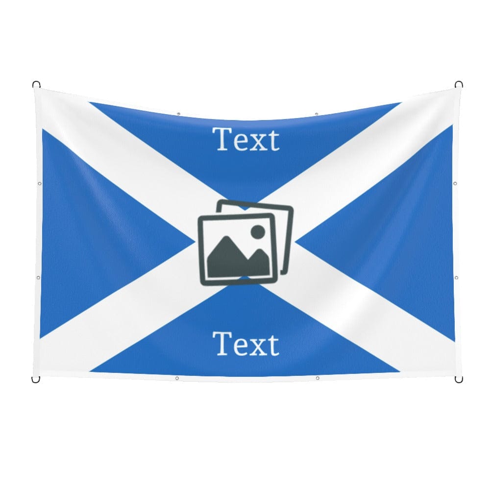 Scotland Custom Printed Football Flag 6x4ft