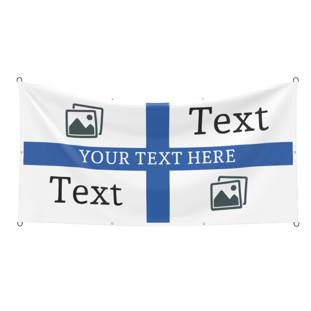 Sheff Weds Custom Printed Football Flag