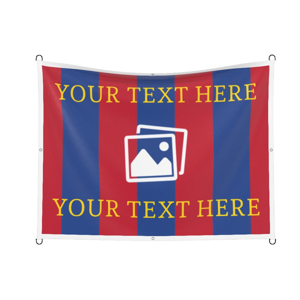 Crystal Palace Custom Printed Football Flag