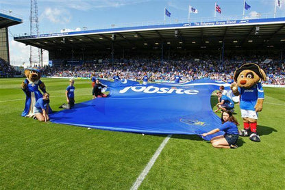 Giant Custom Printed Football Pitch Flag Large